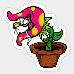 Carnivorous Flower Sticker